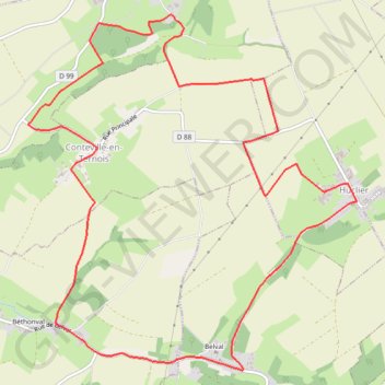 Itinéraire Le Saint Benoît, distance, dénivelé, altitude, carte, profil, trace GPS