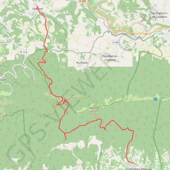 Itinéraire Rando dans le Lubéron de, distance, dénivelé, altitude, carte, profil, trace GPS