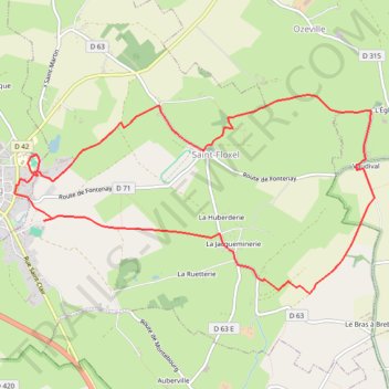 Itinéraire 10 km TRAIL + MARCHE, distance, dénivelé, altitude, carte, profil, trace GPS