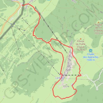 Itinéraire La Dôle, distance, dénivelé, altitude, carte, profil, trace GPS
