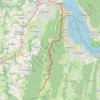 Itinéraire chambery-annecy-5-jours (2), distance, dénivelé, altitude, carte, profil, trace GPS