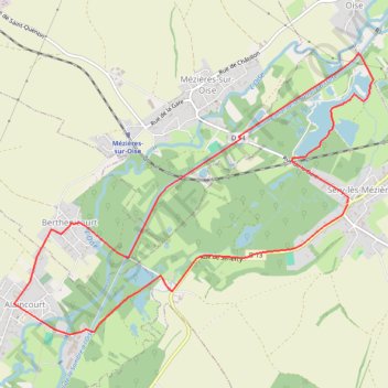 Itinéraire NewTrack, distance, dénivelé, altitude, carte, profil, trace GPS