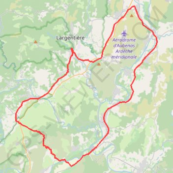 Itinéraire Via Ardechz, distance, dénivelé, altitude, carte, profil, trace GPS