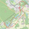 Itinéraire Rando dans la vallée du Loing, distance, dénivelé, altitude, carte, profil, trace GPS