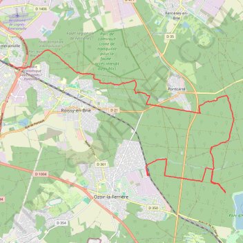 Itinéraire De Ozoir à Emerainville_1, distance, dénivelé, altitude, carte, profil, trace GPS