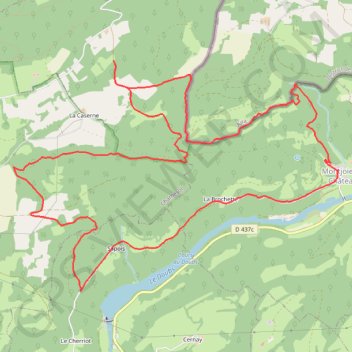 Itinéraire Rando Villars-Les-Blamont, distance, dénivelé, altitude, carte, profil, trace GPS
