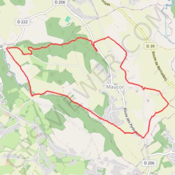 Itinéraire Lo camin deus esvagats, distance, dénivelé, altitude, carte, profil, trace GPS