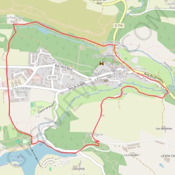 Itinéraire Rochefort-en-Terre, distance, dénivelé, altitude, carte, profil, trace GPS