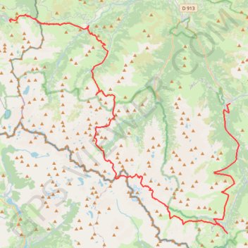 Itinéraire Traversée dans les Pyrénées de Gourette à Luz-Saint-Sauveur, distance, dénivelé, altitude, carte, profil, trace GPS