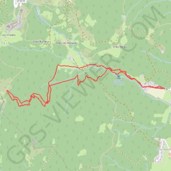 Itinéraire Crête des Voirons, distance, dénivelé, altitude, carte, profil, trace GPS