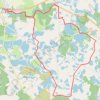 Itinéraire D'un étang à l'autre - Mézières-en-Brenne, distance, dénivelé, altitude, carte, profil, trace GPS