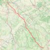 Itinéraire De Fontainebleau à Morey, distance, dénivelé, altitude, carte, profil, trace GPS