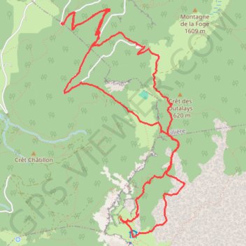 Itinéraire Raquette au Parmelan, distance, dénivelé, altitude, carte, profil, trace GPS