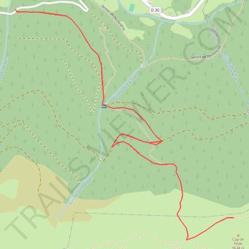Itinéraire Cap de Pède, distance, dénivelé, altitude, carte, profil, trace GPS