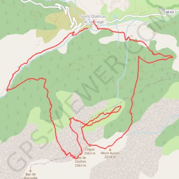 Itinéraire Victor de cessole, distance, dénivelé, altitude, carte, profil, trace GPS