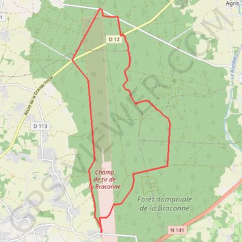 Itinéraire 16-332, distance, dénivelé, altitude, carte, profil, trace GPS