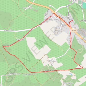 Itinéraire ONmove-500-HRM---22-11-2020, distance, dénivelé, altitude, carte, profil, trace GPS