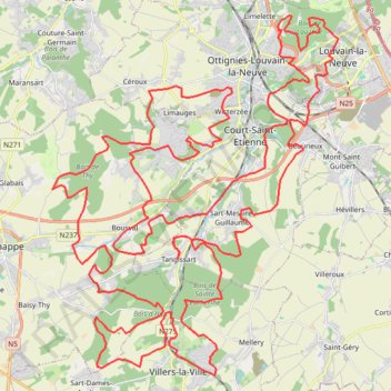 Itinéraire Trail des Cisterciens 100k, distance, dénivelé, altitude, carte, profil, trace GPS