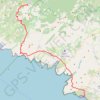 Itinéraire Ajaccio - Bonifacio - Étape 5, distance, dénivelé, altitude, carte, profil, trace GPS
