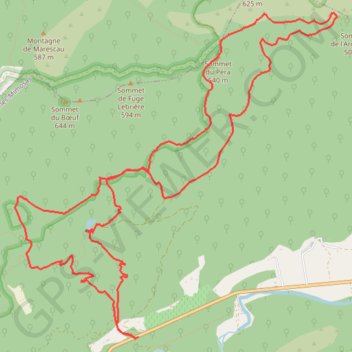 Itinéraire Sommet de l'Argentière, distance, dénivelé, altitude, carte, profil, trace GPS