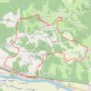 Itinéraire Autour de Cause-de-Clérans, distance, dénivelé, altitude, carte, profil, trace GPS