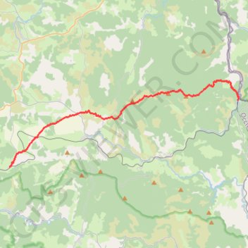 Itinéraire Randonnée de depuis Allenc à La Bastide-Puylaurent en Lozère, distance, dénivelé, altitude, carte, profil, trace GPS