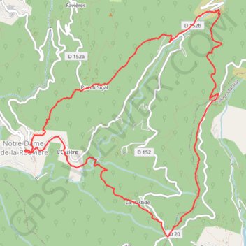Itinéraire Col de la Tribale - col de Bes, distance, dénivelé, altitude, carte, profil, trace GPS