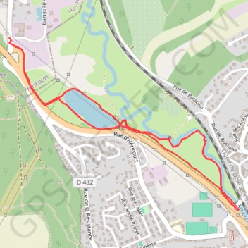 Itinéraire Le long de Lizaine entre Bethoncourt et Bussurel, distance, dénivelé, altitude, carte, profil, trace GPS