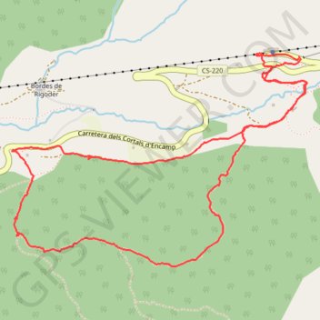 Itinéraire Sources du Campe, distance, dénivelé, altitude, carte, profil, trace GPS