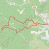 Itinéraire Puys et Bidoufles à partir de Belgentier, distance, dénivelé, altitude, carte, profil, trace GPS