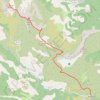 Itinéraire Le Verdon par les crêtes 3ème jour, distance, dénivelé, altitude, carte, profil, trace GPS