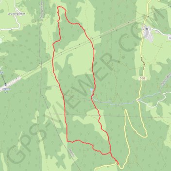 Itinéraire Col de Richemond - Crêt de Beauregard, distance, dénivelé, altitude, carte, profil, trace GPS