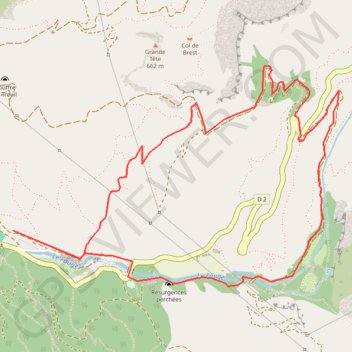 Itinéraire Gémenos - Parc de Saint-Pons - Sentier Botanique, distance, dénivelé, altitude, carte, profil, trace GPS