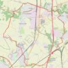 Itinéraire LOUVRES, distance, dénivelé, altitude, carte, profil, trace GPS