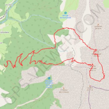 Itinéraire Bonnet de L'Evêque, Ouest par la Cavale (Devoluy), distance, dénivelé, altitude, carte, profil, trace GPS