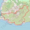 Itinéraire Goudes - grottes - sommet Marseilleveyre, distance, dénivelé, altitude, carte, profil, trace GPS