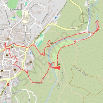 Itinéraire visite-vallee-eure, distance, dénivelé, altitude, carte, profil, trace GPS