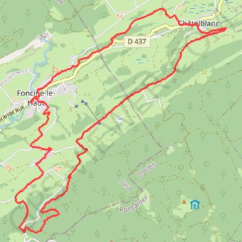 Itinéraire Le Tour du Val de Foncine le Haut, distance, dénivelé, altitude, carte, profil, trace GPS