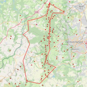 Itinéraire GR®441 Tour de la Chaîne des Puys (Puy-de-Dôme) (2023©gr-infos.com), distance, dénivelé, altitude, carte, profil, trace GPS