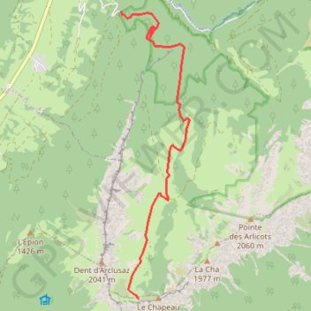 Itinéraire Col de l'Arclusaz, distance, dénivelé, altitude, carte, profil, trace GPS