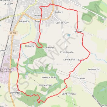 Itinéraire Boucle Pluvinier, distance, dénivelé, altitude, carte, profil, trace GPS