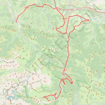 Itinéraire CAMPILARO Pyrénées 2024 - Etape 1-17857205, distance, dénivelé, altitude, carte, profil, trace GPS