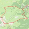Itinéraire La Roquette-Bonneval - Curières, distance, dénivelé, altitude, carte, profil, trace GPS