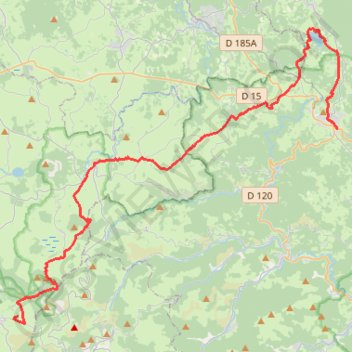 Itinéraire GTA1 LacDevesset_GTA_LesEstables, distance, dénivelé, altitude, carte, profil, trace GPS