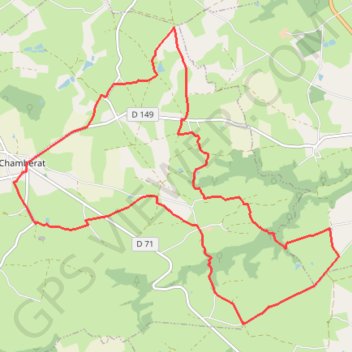 Itinéraire La Meuzelle, distance, dénivelé, altitude, carte, profil, trace GPS