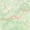 Itinéraire Sentier Fontenay - Vézelay, distance, dénivelé, altitude, carte, profil, trace GPS