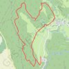 Itinéraire Rocher de Cuny, distance, dénivelé, altitude, carte, profil, trace GPS