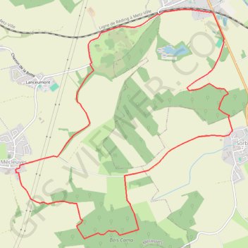 Itinéraire CIRCUIT DU CHARMOIS, distance, dénivelé, altitude, carte, profil, trace GPS