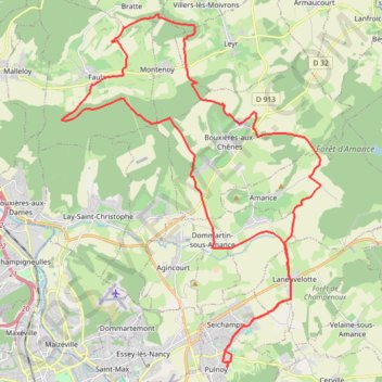 Itinéraire Sortie VTT, distance, dénivelé, altitude, carte, profil, trace GPS