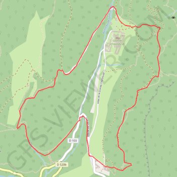 Itinéraire Sortie raquettes boucle Chartroussette et sentier GR Tour de Chartreuse, distance, dénivelé, altitude, carte, profil, trace GPS